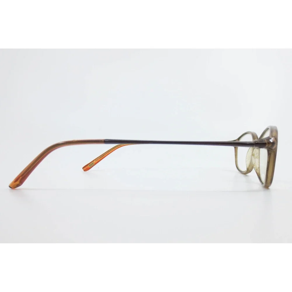 Jones New York J705 Khaki Brown Oval Eyeglasses Frames 135mm Womens Eyewear